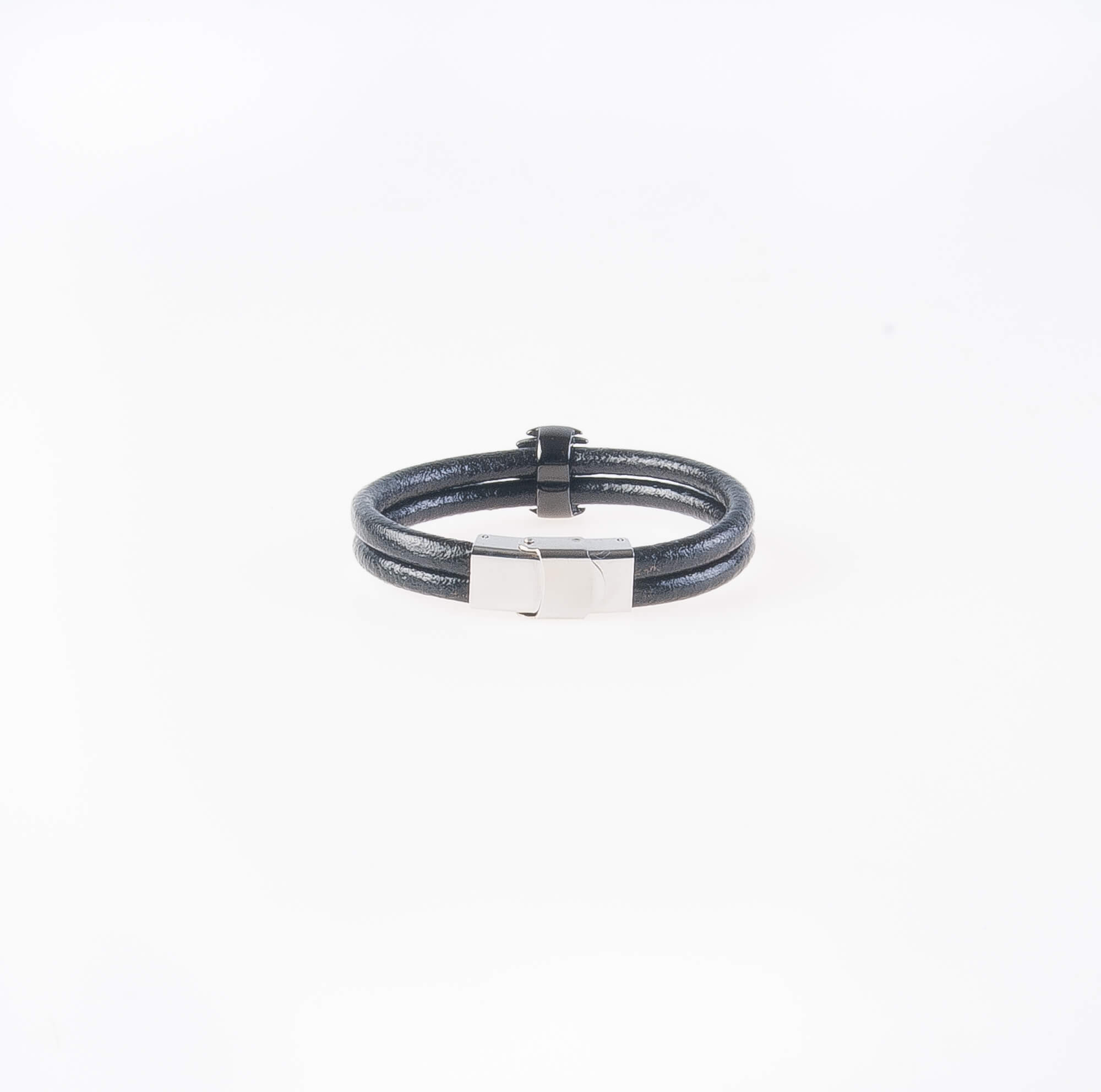 دستبند چرمی فلزی مردانه MM1011