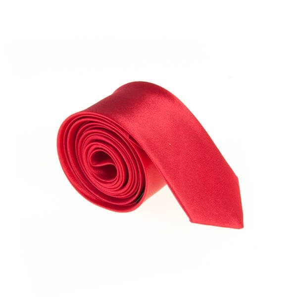 کراوات ساده مردانه قرمز کد T1133