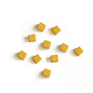 سنگ حدید مکعب طلایی 4mm بسته 90 عددی